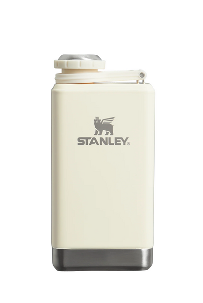 Stanley Pre-Party Flask in Cream Gloss – compact and stylish 5 oz flask