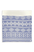 Tofino Towel Co. Beach fleece throw blue official flat lay