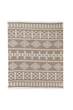 Tofino Towel Co. Beach fleece throw walnut official flat lay