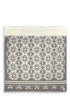 Tofino Towel Co. Coast fleece throw granite official flat lay