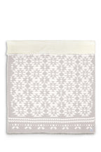 Tofino Towel Co. Coast fleece throw pewter official flat lay