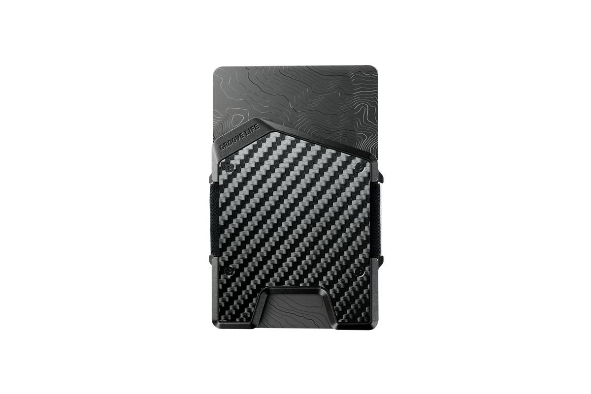 Groove Life Stealth Wallet - Black / Carbon Fiber