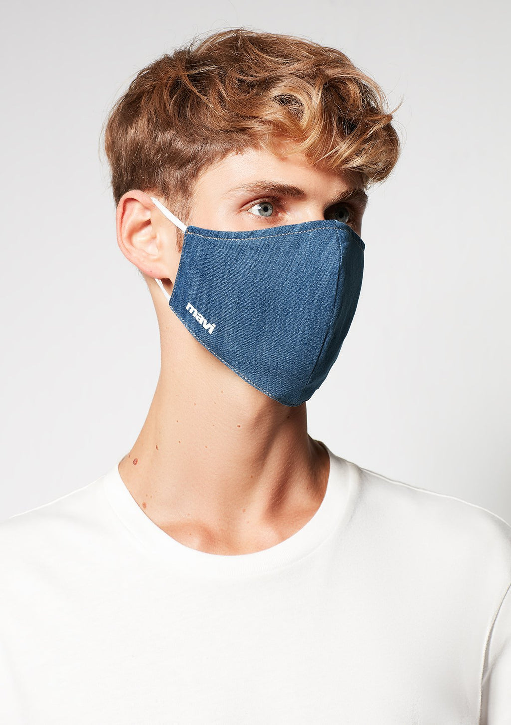 MASCARILLA FACIAL MAVI DENIM GRANDE/EXTRA GRANDE
