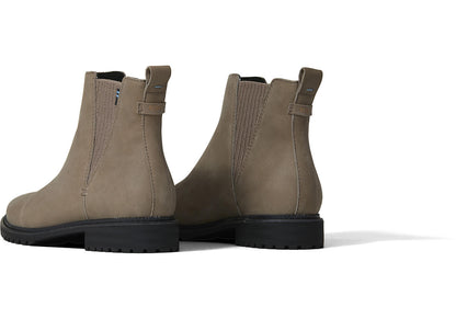 TOMS WATER RESISTANT LEATHER CLEO BOOTIE