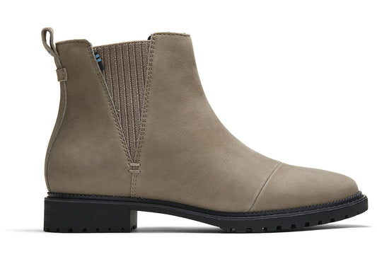 TOMS WATER RESISTANT LEATHER CLEO BOOTIE