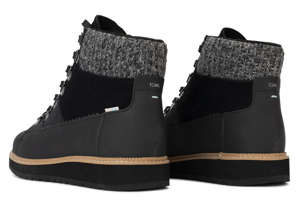 TOMS MESA IMPERMEABLE NEGRO ACEITADO NOBUCK/ANTE