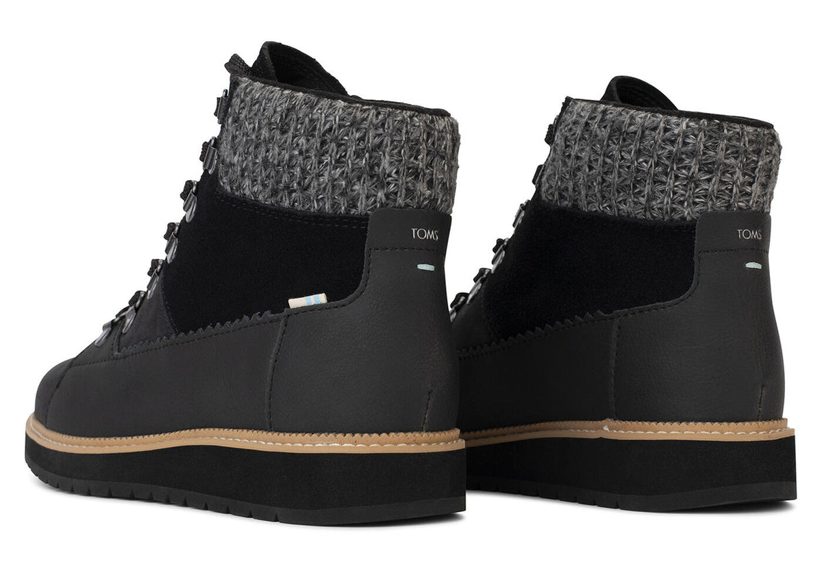 TOMS MESA IMPERMEABLE NEGRO ACEITADO NOBUCK/ANTE