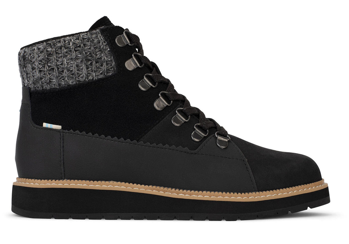TOMS MESA IMPERMEABLE NEGRO ACEITADO NOBUCK/ANTE