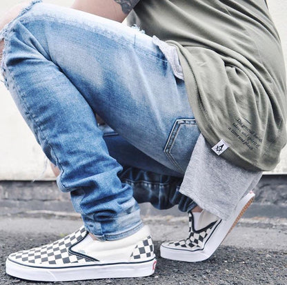 VANS CLASSIC SLIP-ON DAMIER NOIR ET BLANC