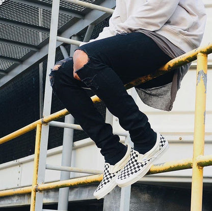 VANS CLASSIC SLIP-ON DAMIER NOIR ET BLANC