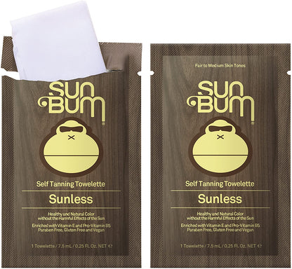 Lot de 5 serviettes autobronzantes SUN BUM