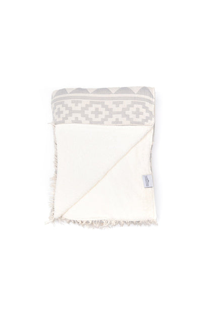 TOFINO TOWEL THE BEACHCOMBER THROW PEWTER