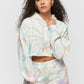 KUWALLA TIE DYE FRENCH TERRY SHORT COTTON CANDY