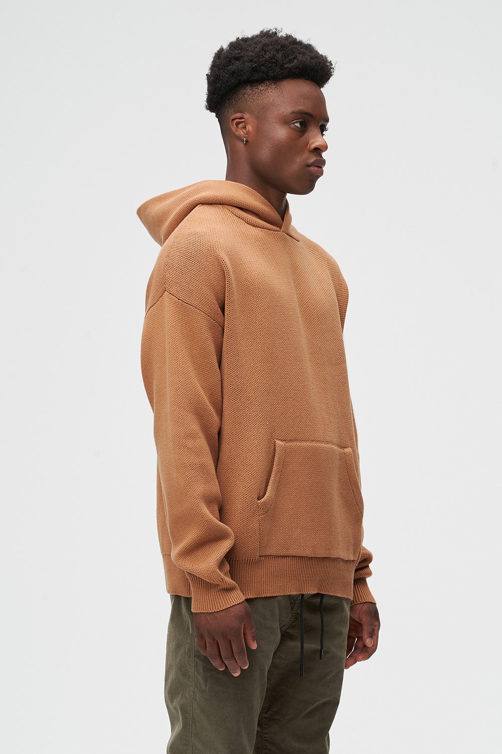 Camel hot sale oversized hoodie