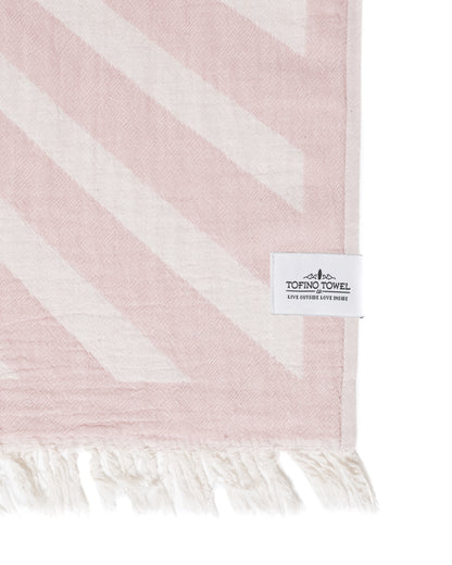 TOFINO TOWEL THE SUN FLARE TOWEL ROSE SMOKE