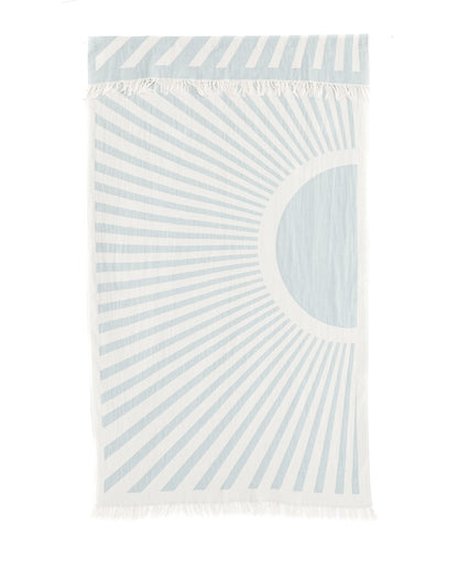 TOFINO TOWEL THE SUN FLARE TOWEL TEAL