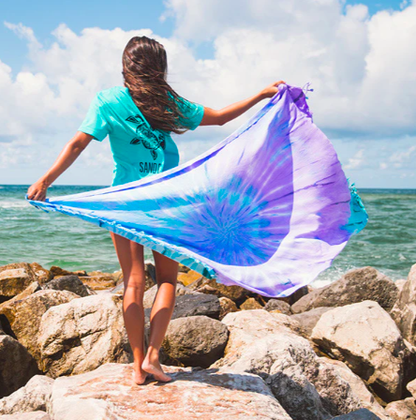 SAND CLOUD LUNA TOWEL TIE DYE