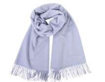 DKR & CO CASHMERE LIKE SCARF W/FRINGE BLACK