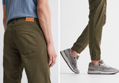 DUER ANTIDESLIZANTE JOGGER VERDE EJÉRCITO