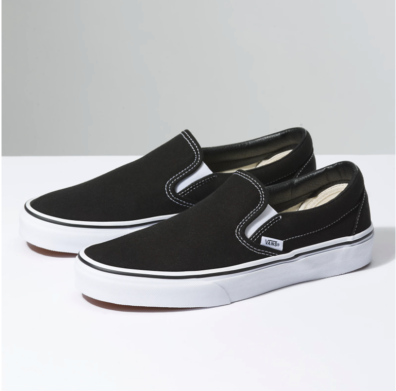 VANS CLÁSICO SLIP ON NEGRO