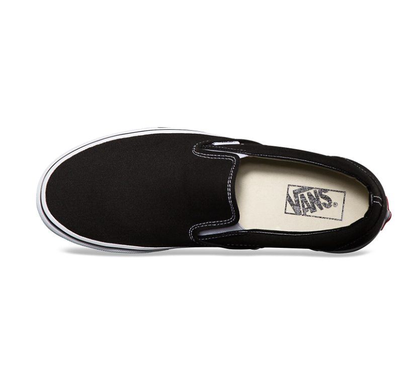 VANS CLÁSICO SLIP ON NEGRO