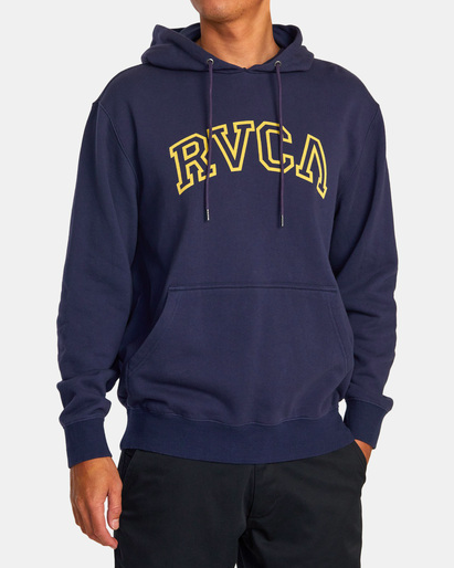 Sweat à capuche RVCA HASTINGS bleu humeur