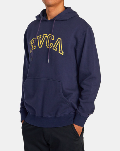 Sweat à capuche RVCA HASTINGS bleu humeur