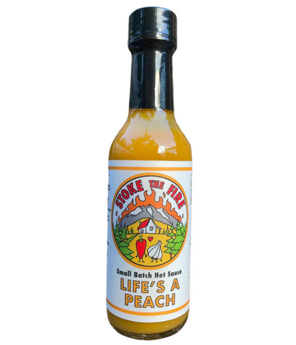 STOKE THE FIRE LIFE'S A PEACH HOT SAUCE