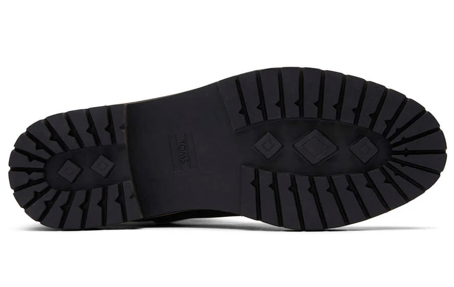 BOTAS TOMS DAKOTA RESISTENTES AL AGUA PIEL NEGRA