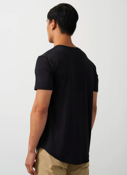 KUWALLA TEE TEK SCOOP TEE BLACK