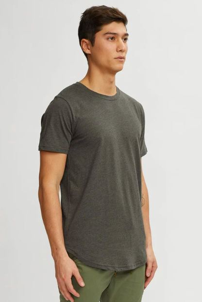 Camiseta Kuwalla Tee Eazy Scoop - Verde oliva oscuro