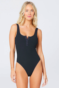 LSPACE Float On Classic Cut One Piece Black