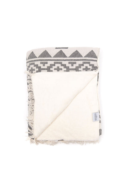 TOFINO TOWEL THE BEACHCOMBER THROW GRANITE