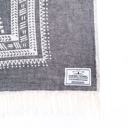 TOFINO TOWEL THE FRONTIER THROW BLANKET GREY