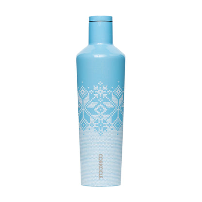 CORKCICLE CANTEEN 25 OZ FAIRISLE BLUE