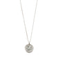PILGRIM LEO SILVER PLATED/CRYSTAL NECKLACE