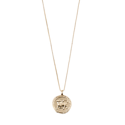 PILGRIM TAURUS NECKLACE GOLD PLATED/CRYSTAL