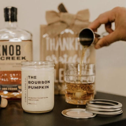 Citrus + Sage Co. The Bourbon Pumpkin Candle