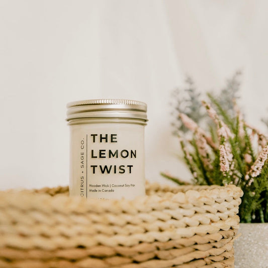 VELA DE LIMÓN TWIST DE CITRUS + SAGE CO.