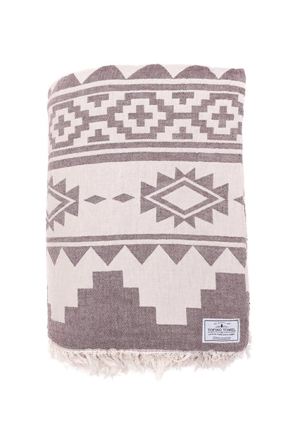 TOFINO TOWEL THE BEACHCOMBER THROW WINE